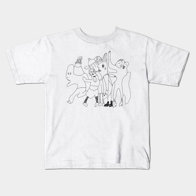 Concert Mood Kids T-Shirt by What_a_Fly!